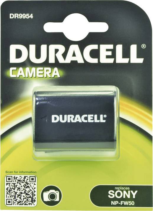 Duracell NP-FW50 Kamera-Akku ersetzt Original-Akku (Kamera) NP-FW50 7.4V 900 mAh