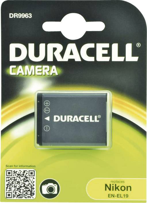 Duracell EN-EL19 Kamera-Akku ersetzt Original-Akku (Kamera) EN-EL19 3.7V 700 mAh