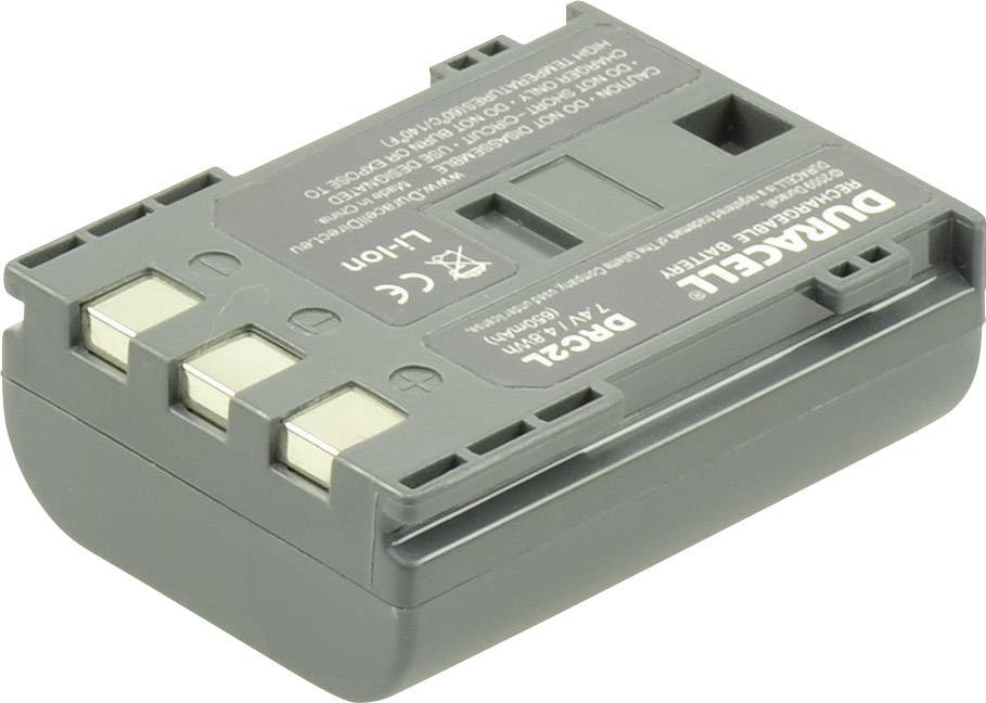 Duracell NB-2L Kamera-Akku ersetzt Original-Akku (Kamera) NB-2L, NB-2LH 7.4 V 650 mAh