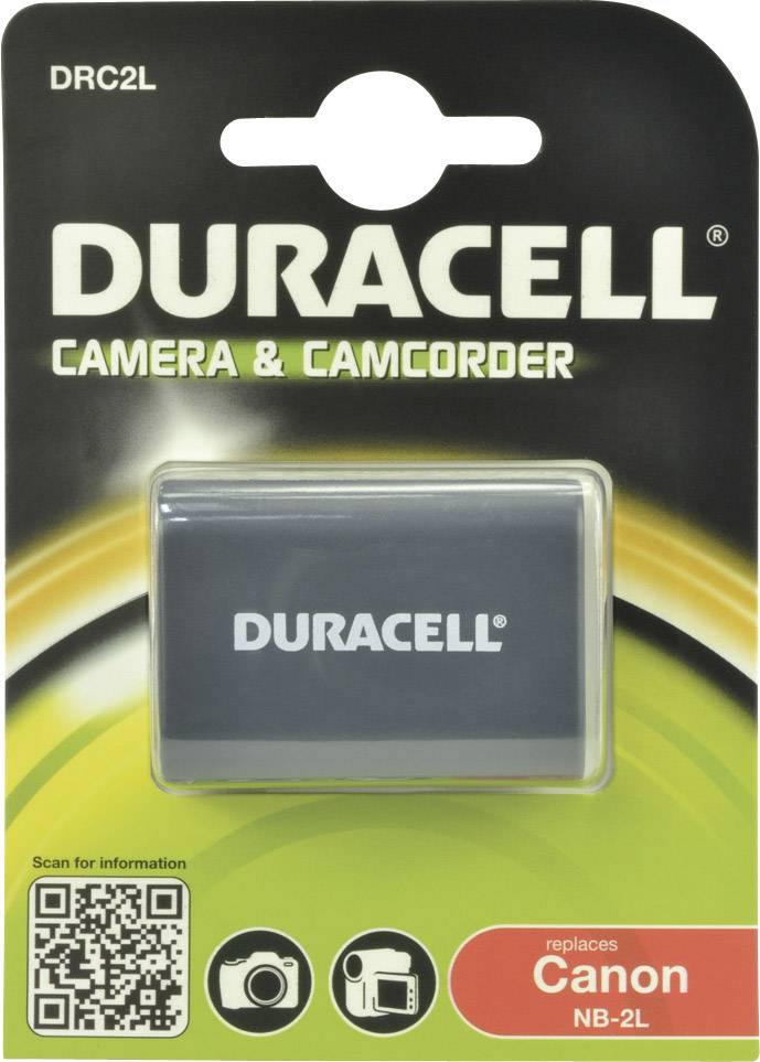 Duracell NB-2L Kamera-Akku ersetzt Original-Akku (Kamera) NB-2L, NB-2LH 7.4 V 650 mAh