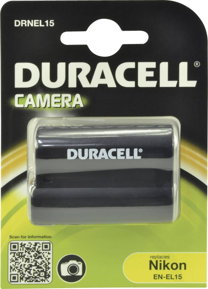 Duracell EN-EL15 Kamera-Akku ersetzt Original-Akku (Kamera) EN-EL15 7.4V 1400 mAh