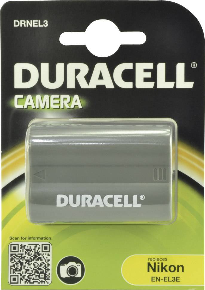 Duracell EN-EL3 Kamera-Akku ersetzt Original-Akku (Kamera) EN-EL3 7.4V 1400 mAh