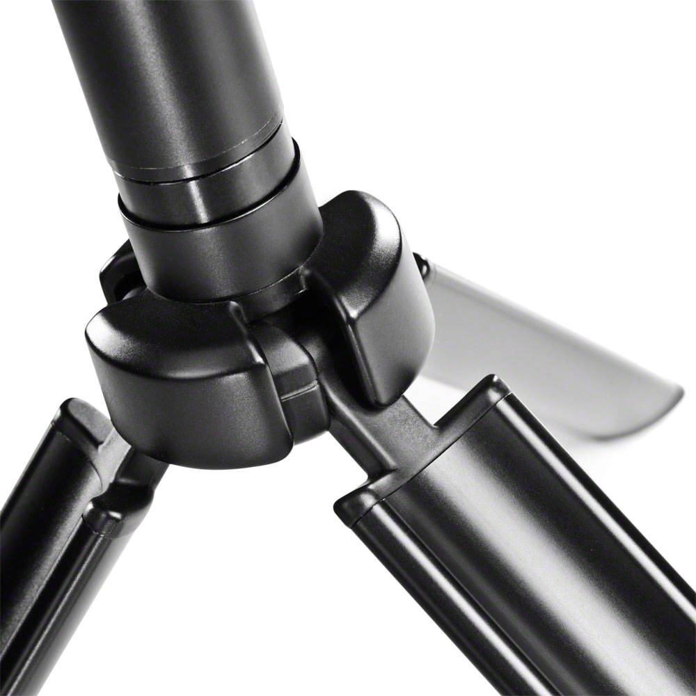 Walimex Easy Tisch- & Kamerastativ Tischstativ 1/4 Zoll Arbeitshöhe=35 - 38 cm Schwarz inkl. Tasche