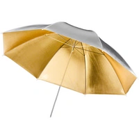 Walimex Pro 2in1 gold/silber Reflexschirm (Ø) 84cm 1St. Walimex Pro 2in1 gold/silber Reflexschirm (Ø) 84cm 1St.