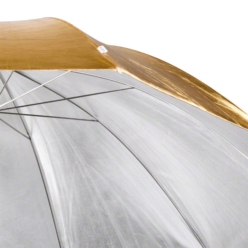 Walimex Pro 2in1 Reflexschirm gold/silber, 150cm 17670    1 St.
