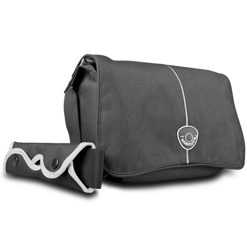 Mantona Cool Bag schwarz/weiß Kameratasche Innenmaß (B x H x T) 175 x 270 x 115mm
