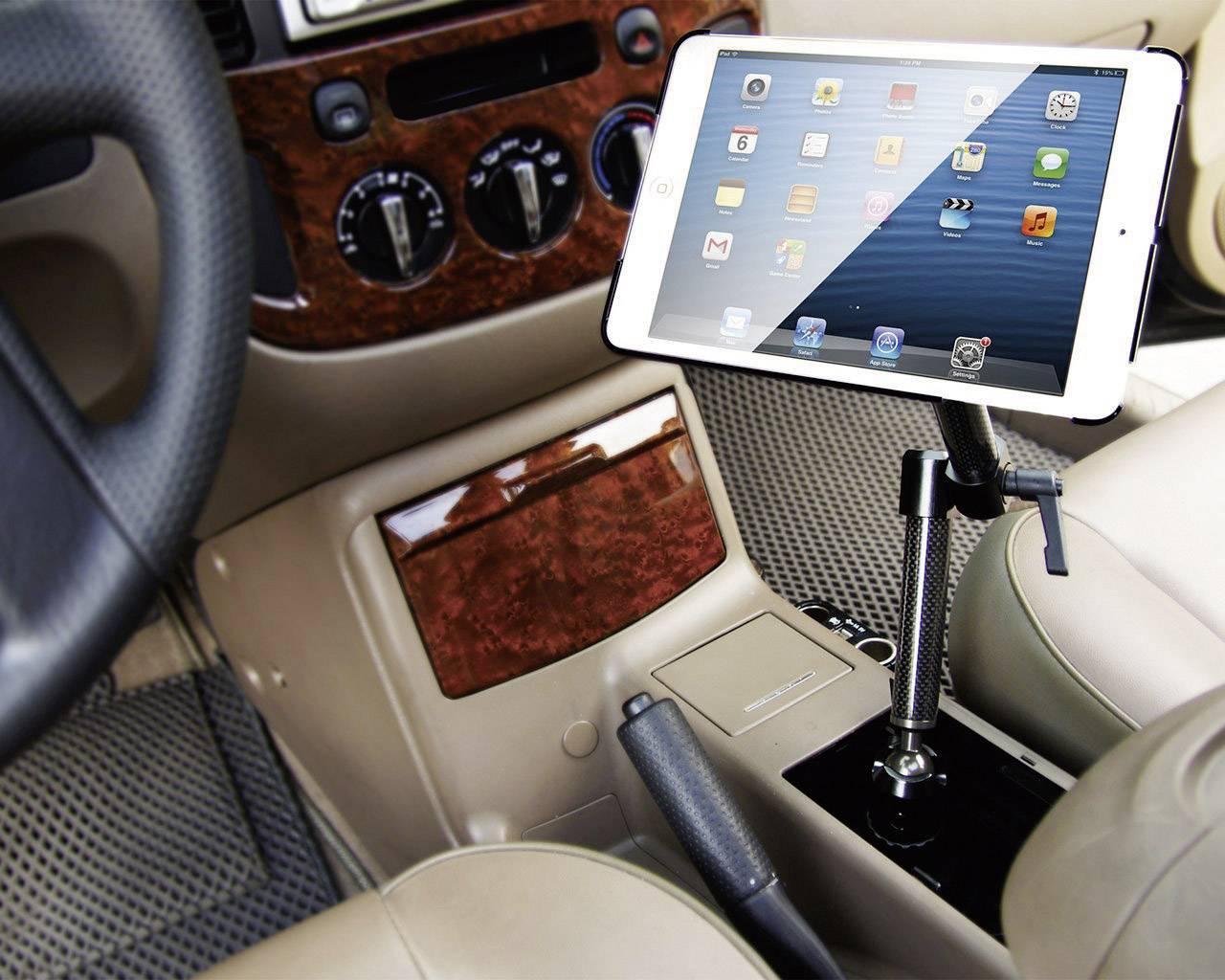 The Joyfactory Valet Cup holder iPad Getränkehalterung Schwarz Passend für Apple-Modell: iPad