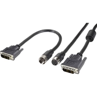 Renkforce DVI Anschlusskabel DVI-D 18+1pol. Stecker, DVI-D 18+1pol. Stecker 15.00 m Schwarz RF-3211062 für Leerrohr-Montage, mit Ferritkern Renkforce DVI Anschlusskabel DVI-D 18+1pol. Stecker, DVI-D 18+1pol. Stecker 15.00 m Schwarz RF-3211062 für Leerrohr-Montage, mit Ferritkern