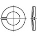 TOOLCRAFT 105825 Federringe Innen-Durchmesser: 6.1mm DIN 128 Federstahl verzinkt 100St.