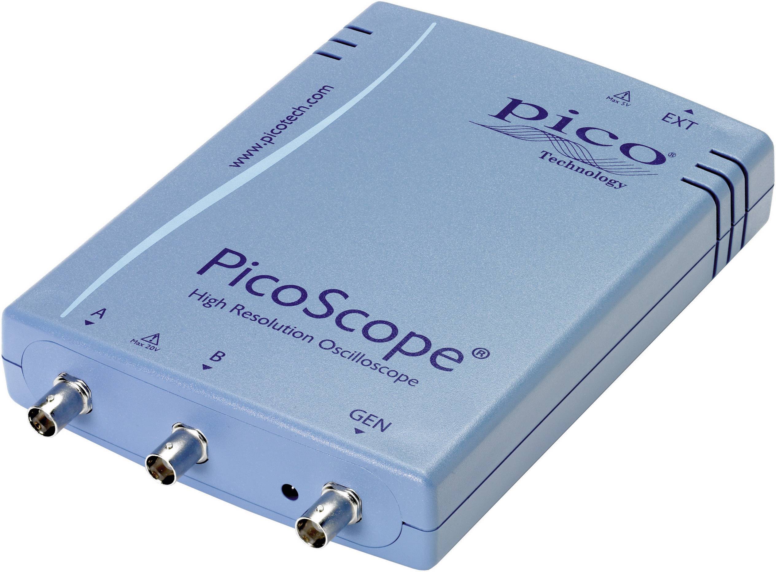 pico PP799 USB-Oszilloskop 5 MHz 2-Kanal 10 MSa/s 16 Mpts 16 Bit Digital-Speicher (DSO), Funktionsgenerator, Spectrum-Analyser 1 St.