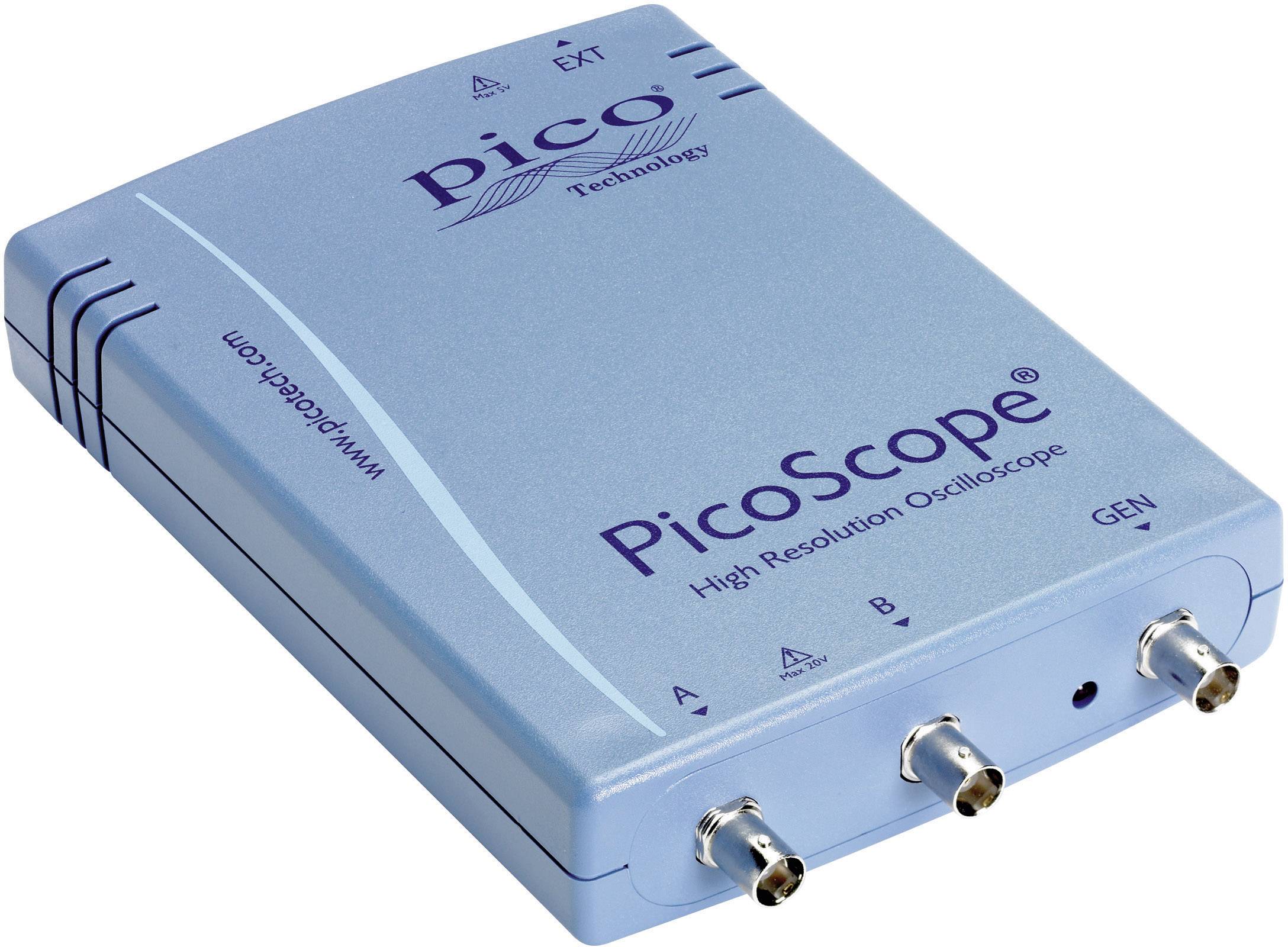 pico PP799 USB-Oszilloskop 5 MHz 2-Kanal 10 MSa/s 16 Mpts 16 Bit Digital-Speicher (DSO), Funktionsgenerator, Spectrum-Analyser 1 St.