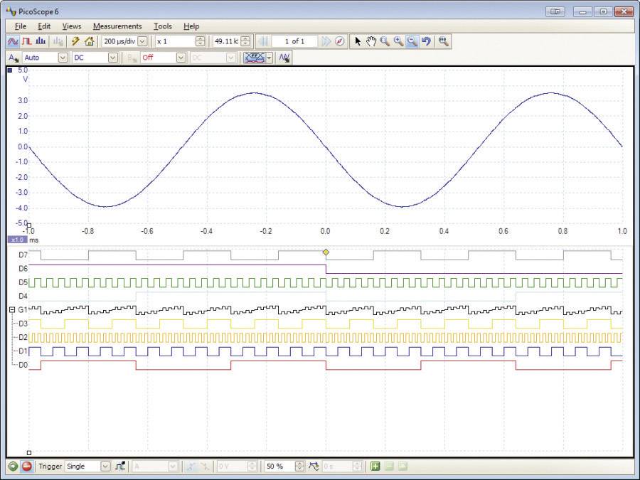 pico cope® 2205 MSO USB-Oszilloskop und Logik-Analyser, -Kanal Oszilloskop-Vorsatz, USB-Scope