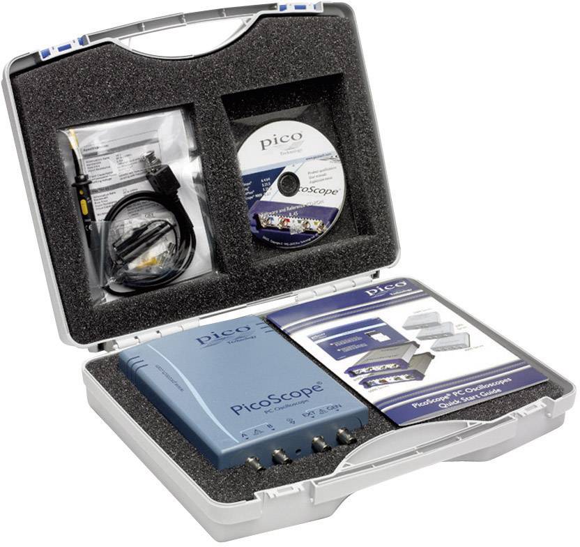 pico cope® 2207 Digital-Oszilloskop 25 MHz 18-Kanal 100 MSa/s 48 kpts 8 Bit Digital-Speicher (DSO), Funktionsgenerator, Spectrum-Analyser, Mixed-Sig