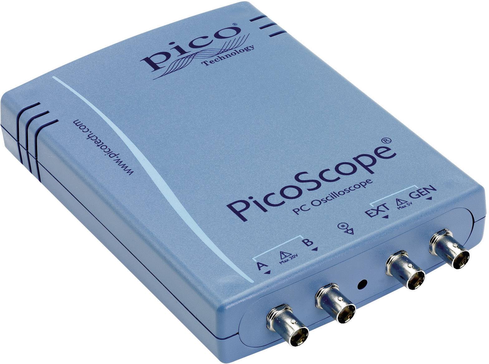 pico cope® 2207 Digital-Oszilloskop 25 MHz 18-Kanal 100 MSa/s 48 kpts 8 Bit Digital-Speicher (DSO), Funktionsgenerator, Spectrum-Analyser, Mixed-Sig