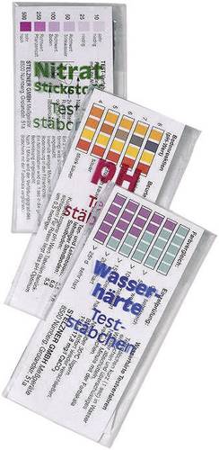 Stelzner Teststäbchen-Set Teststäbchen Nitrat, pH-Wert, Wasserhärte 1 Set