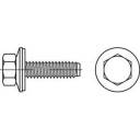 TOOLCRAFT 1070016 Fassadenschraube 6.3 mm 150 mm Außensechskant 88276 Edelstahl A2 100 St.