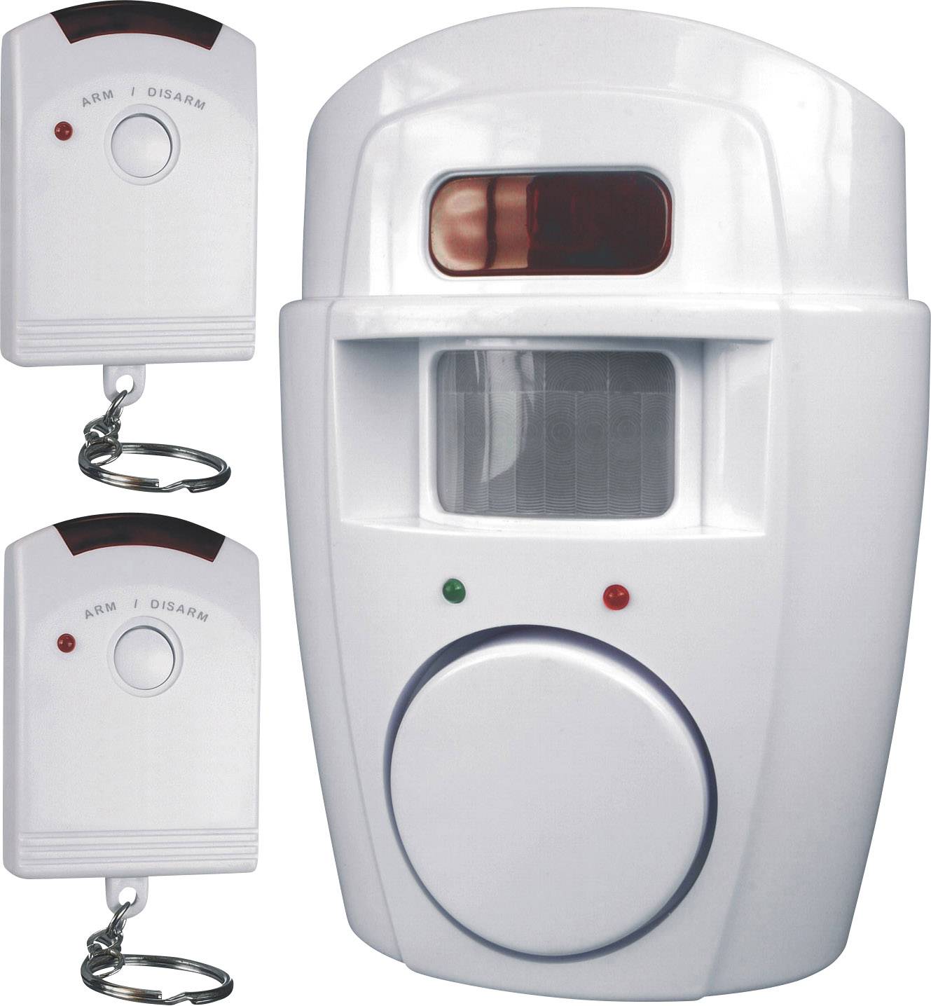 Smartwares Mini-Alarmanlage mit 2x Fernbedienung 105 dB SC09 SW