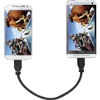 Renkforce USB-Kabel USB 2.0 USB-Micro-B Stecker, USB-Micro-B Stecker 0.15 m Schwarz mit OTG-Funktion, SuperSoft-Ummantelung RF-4079670 Renkforce USB-Kabel USB 2.0 USB-Micro-B Stecker, USB-Micro-B Stecker 0.15 m Schwarz mit OTG-Funktion, SuperSoft-Ummantelung RF-4079670