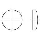 TOOLCRAFT Verschlussscheiben Stahl 100 St. 107601