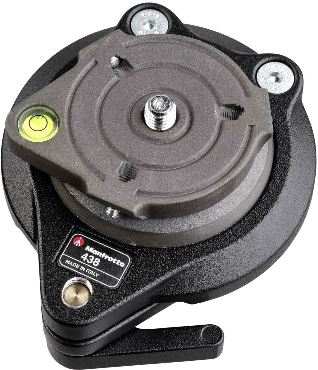 Manfrotto kompakter Nivelierkopf 438 Schnellwechselplatte