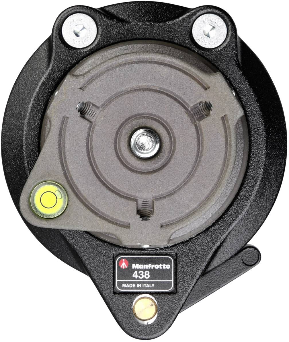Manfrotto kompakter Nivelierkopf 438 Schnellwechselplatte