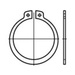 TOOLCRAFT 1060897 Sicherungsringe Innen-Durchmesser: 12.9mm DIN 471 Edelstahl 100St.