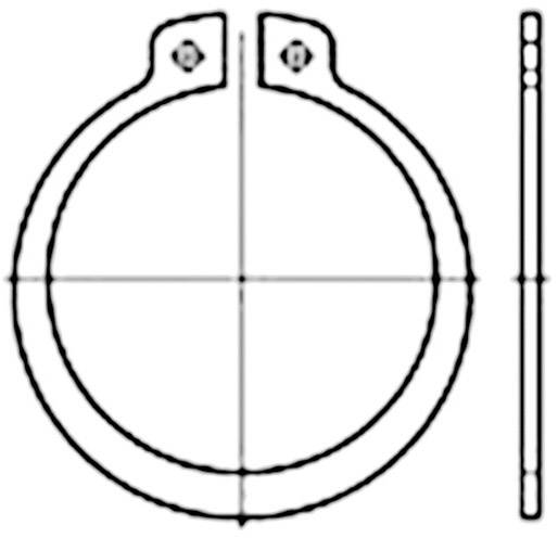 TOOLCRAFT 107650 Sicherungsringe Innen-Durchmesser: 16.5mm DIN 471 Federstahl 200St.