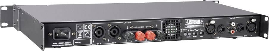 LD Systems LDXS700 PA Verstärker RMS Leistung je Kanal an 4 Ohm: 350W