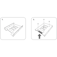 Renkforce HDA-250M 3.5 Zoll Festplatten-Einbaurahmen auf 2.5 Zoll Renkforce HDA-250M 3.5 Zoll Festplatten-Einbaurahmen auf 2.5 Zoll