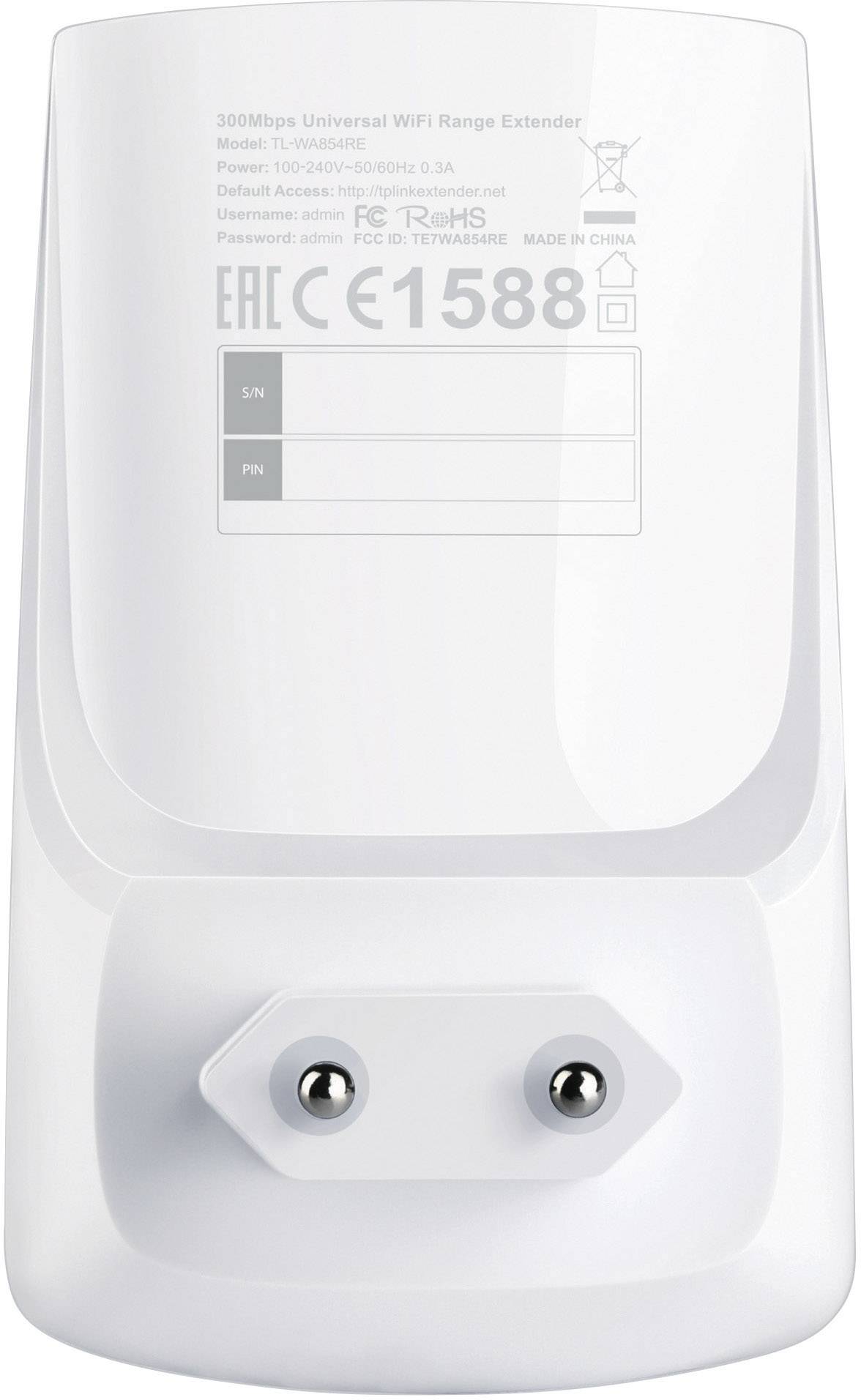 TP-LINK WLAN Repeater TL-WA854RE TL-WA854RE 300 MBit/s