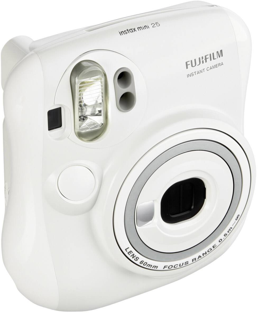 Fujifilm Instax Mini 25 Set Sofortbildkamera Weiß