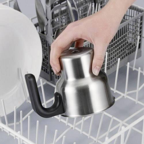 Severin SM 9495 9495 Induktions-Milchaufschäumer Schwarz, Edelstahl 500 W