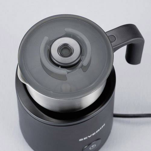 Severin SM 9495 9495 Induktions-Milchaufschäumer Schwarz, Edelstahl 500W