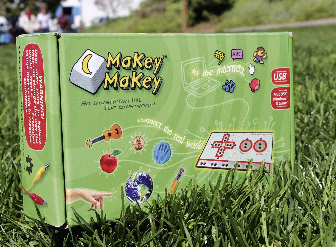 MAKEY MAKEY Gamepad PC Schwarz, Rot, Weiß