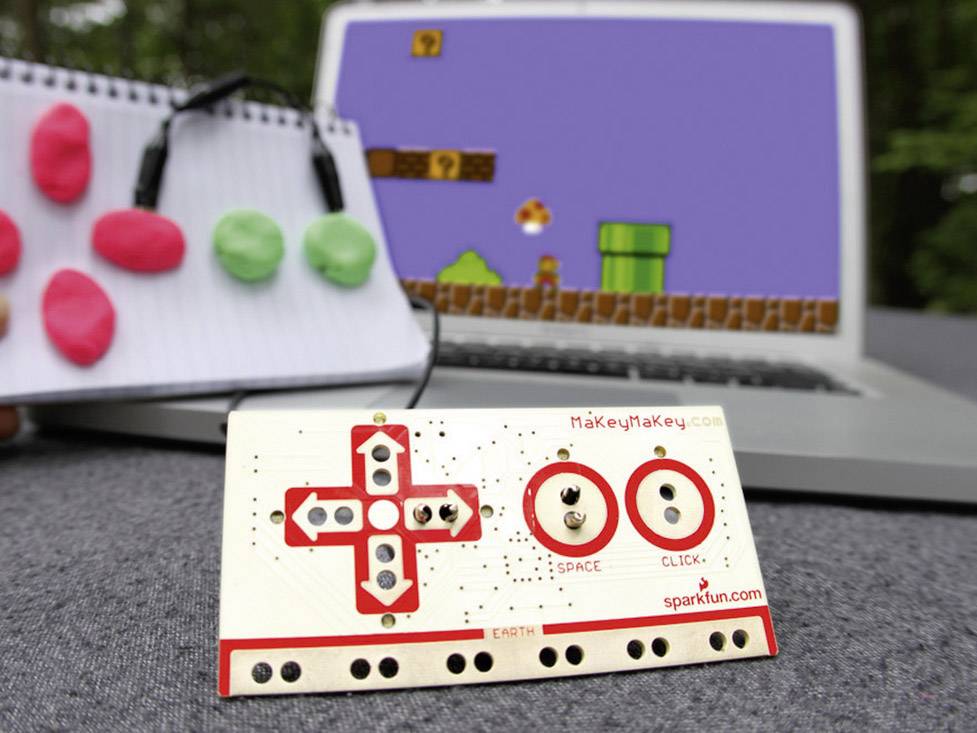 MAKEY MAKEY Gamepad PC Schwarz, Rot, Weiß