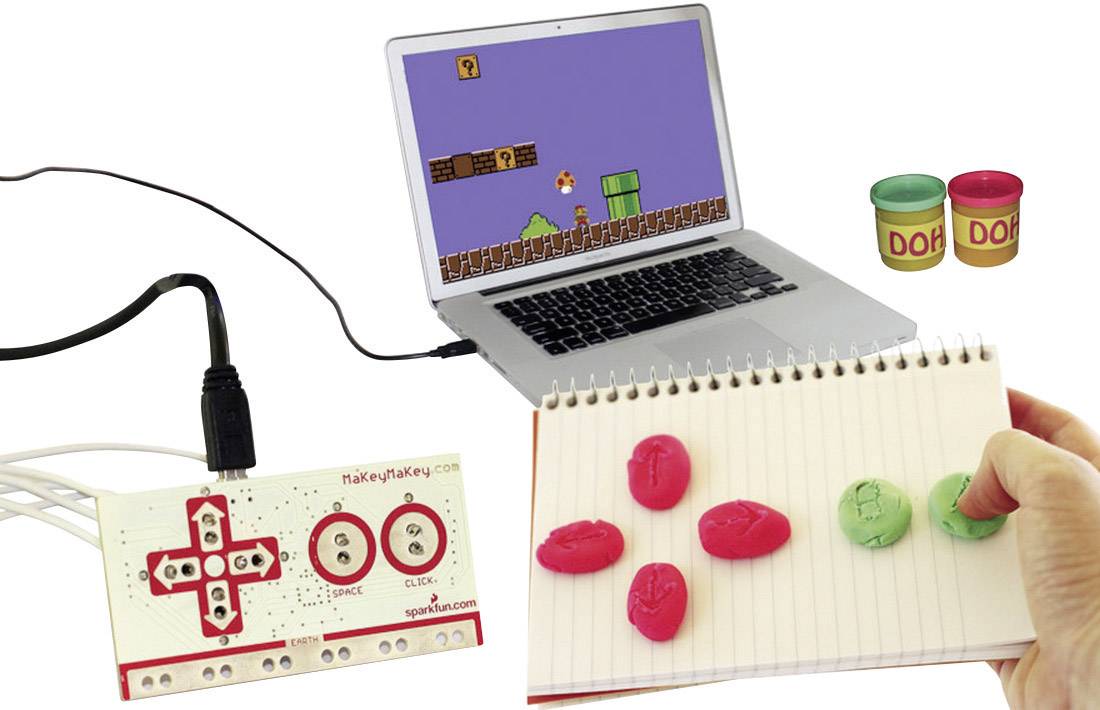 MAKEY MAKEY Gamepad PC Schwarz, Rot, Weiß