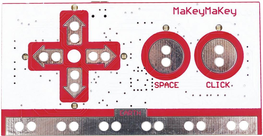 MAKEY MAKEY Gamepad PC Schwarz, Rot, Weiß