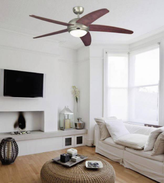 Westinghouse Bendan Deckenventilator 60W (Ø x H) 132cm x 360mm Zinn mit Fernbedienung, mit Beleuchtung