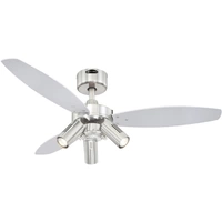 Westinghouse Jet Plus Deckenventilator 40W (Ø x H) 105cm x 370mm Nickel (gebürstet) mit Fernbedienung, mit Beleuchtung Westinghouse Jet Plus Deckenventilator 40W (Ø x H) 105cm x 370mm Nickel (gebürstet) mit Fernbedienung, mit Beleuchtung