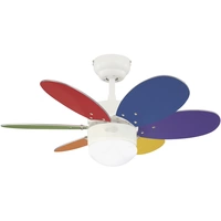 Westinghouse Turbo II Deckenventilator 53W (Ø x H) 76cm x 380mm Weiß mit Beleuchtung Westinghouse Turbo II Deckenventilator 53W (Ø x H) 76cm x 380mm Weiß mit Beleuchtung