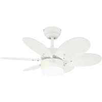 Westinghouse Turbo II Deckenventilator 53W (Ø x H) 76cm x 380mm Weiß mit Beleuchtung Westinghouse Turbo II Deckenventilator 53W (Ø x H) 76cm x 380mm Weiß mit Beleuchtung
