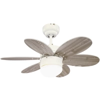 Westinghouse Turbo II Deckenventilator 53W (Ø x H) 76cm x 380mm Weiß mit Beleuchtung Westinghouse Turbo II Deckenventilator 53W (Ø x H) 76cm x 380mm Weiß mit Beleuchtung