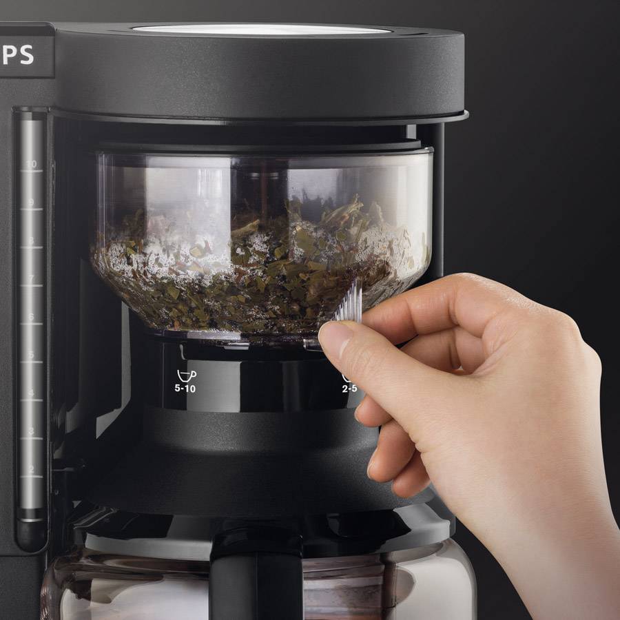 Krups Duothek Plus Doppel-Kaffeemaschine Schwarz Fassungsvermögen Tassen=20 Warmhaltefunktion, Glaskanne
