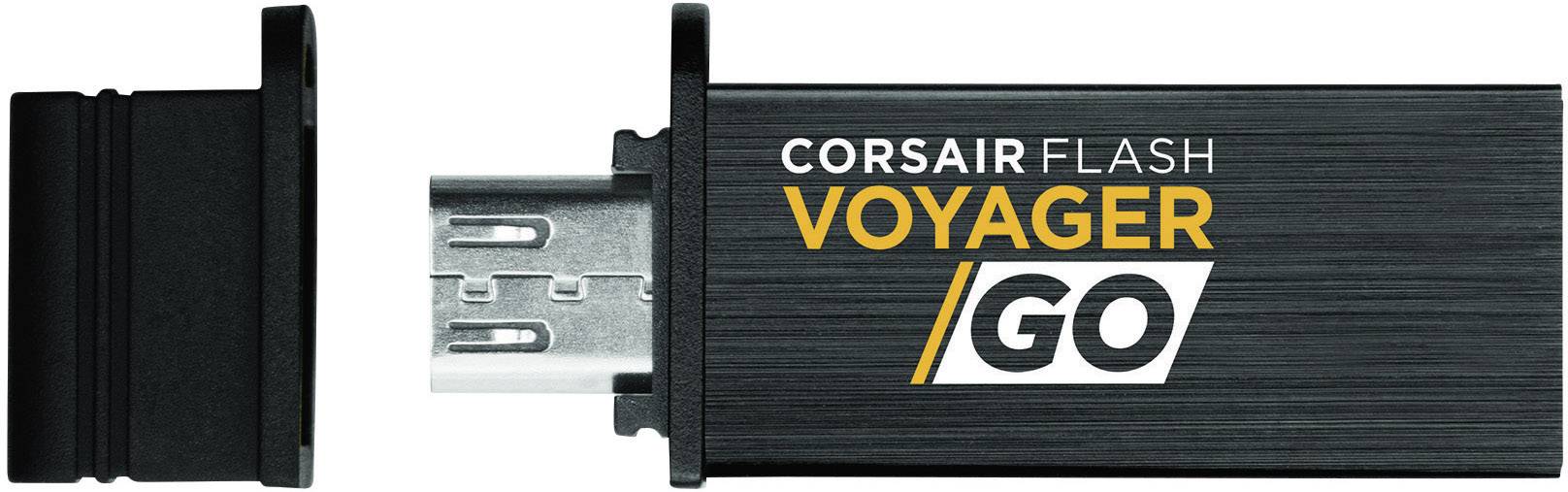 Corsair Voyager Go USB-Zusatzspeicher Smartphone/Tablet 16 GB USB-A (USB 3.2 Gen 1), Micro-USB B (USB 2.0)