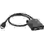 Inakustik 3247012 2 Port HDMI-Splitter mit eingebautem Repeater 1920 x 1440 Pixel Schwarz