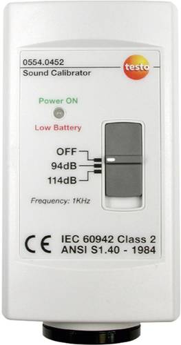 Testo 0554 0452 Kalibrator Schalldruckpegel