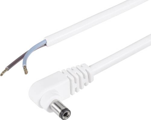 Niedervolt-Anschlusskabel Niedervolt-Stecker - offene Kabelenden 5.5mm 2.5mm 2.00m 10