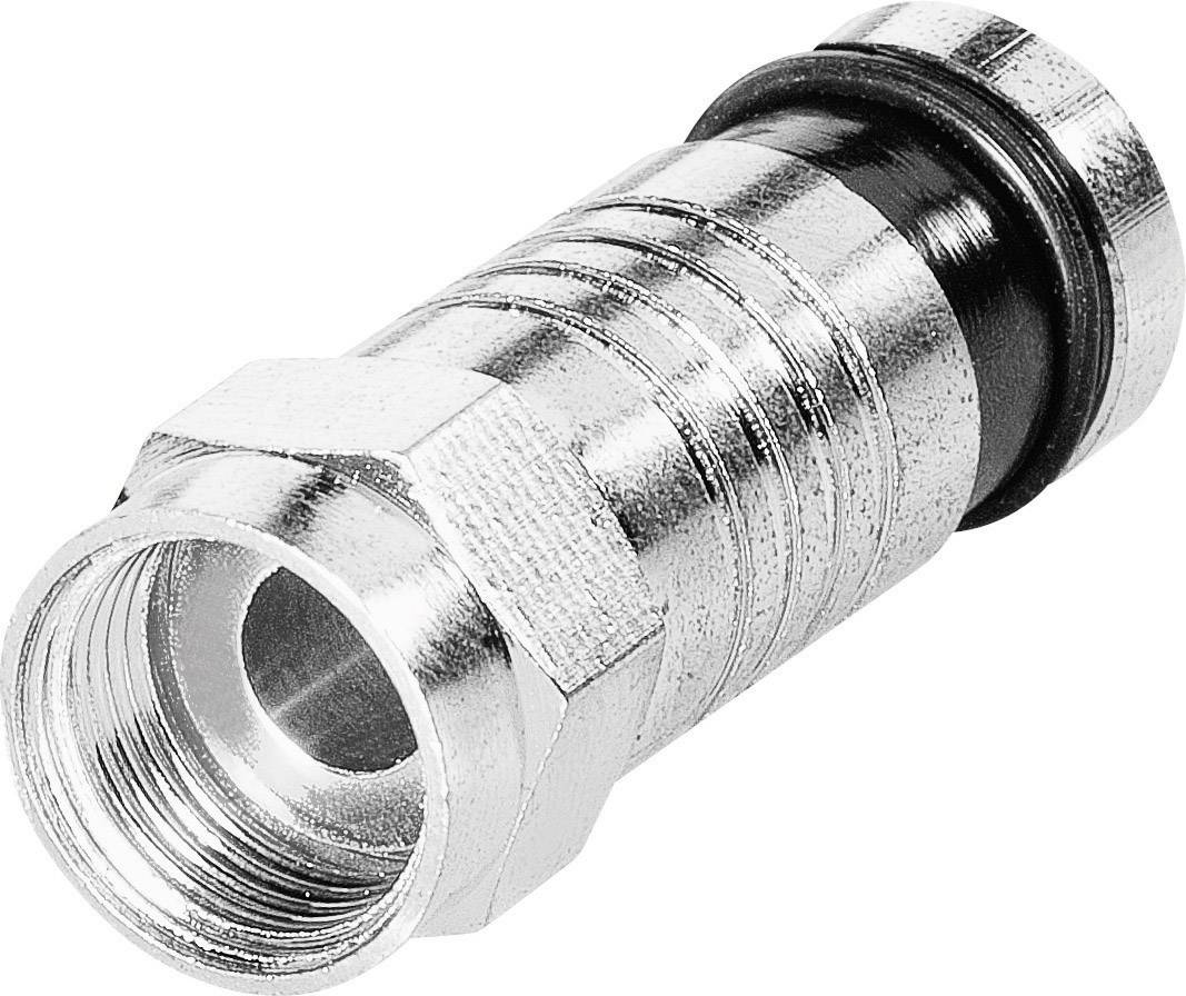 BKL Electronic 0403032 F-Stecker Kompression Anschlüsse: F-Stecker Kabel-Durchmesser: 7.4mm