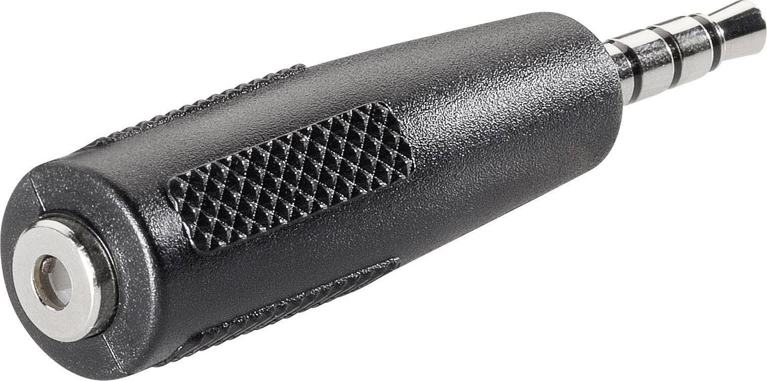 BKL Electronic 1102058 Klinken-Adapter Klinkenstecker 3.5mm - Klinkenbuchse 2.5mm Stereo Polzahl:4 1St.