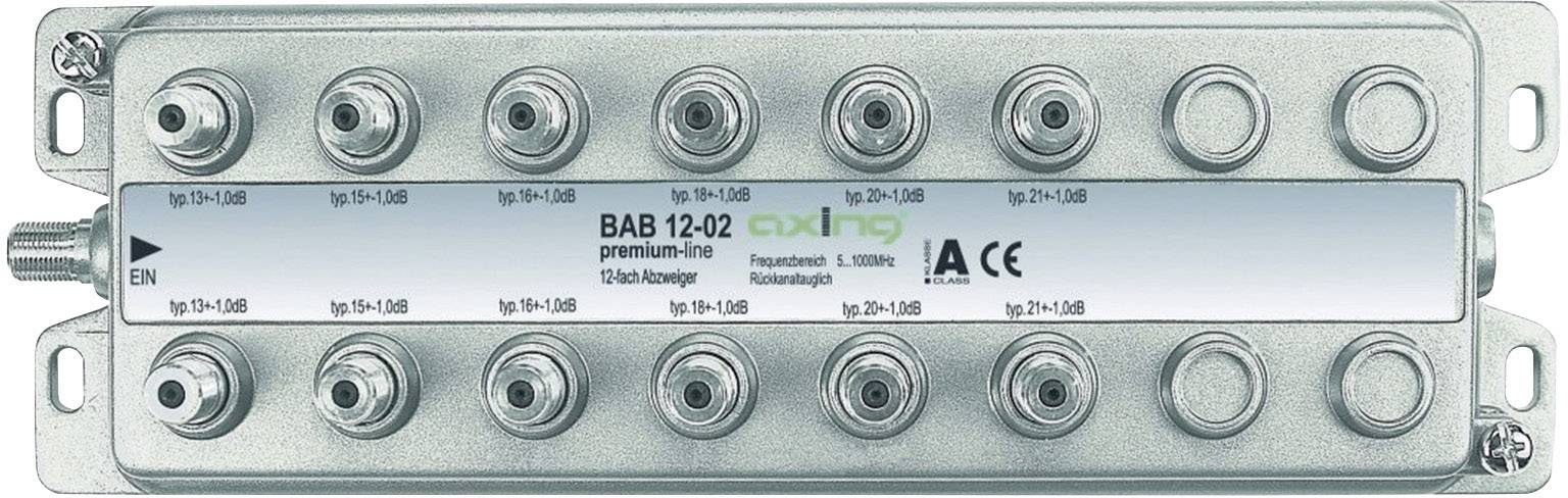 Axing BAB 12-02 Kabel-TV Abzweiger 12-fach